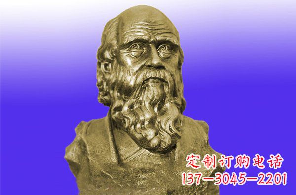 辽阳托尔斯泰头像铜雕