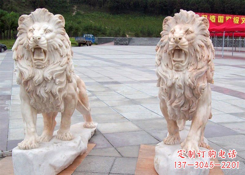 辽阳晚霞红欧式西洋狮子