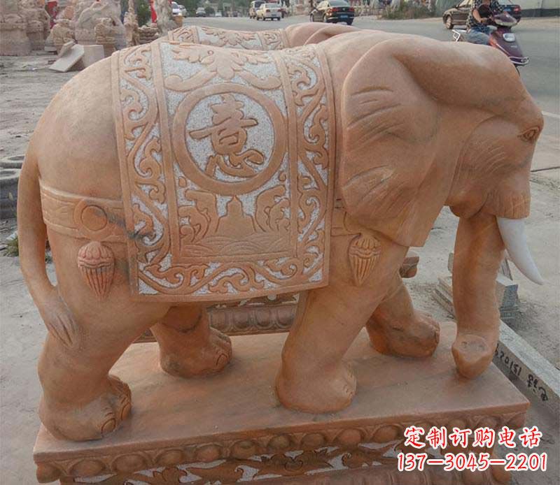 辽阳晚霞红如意动物大象
