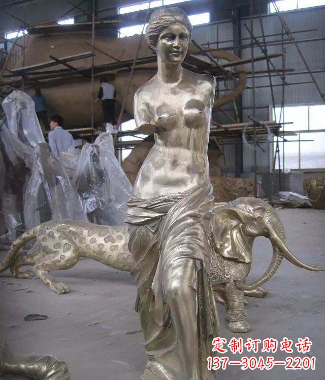 辽阳维纳斯西方人物铜雕