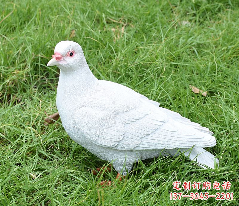 辽阳潍坊和平鸽雕塑女孩