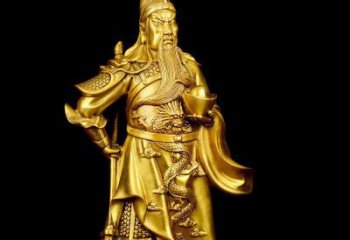 辽阳关公铜雕，传承古典传统