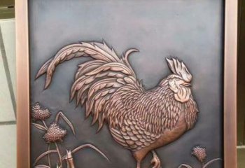 辽阳呈现优雅，唤醒静谧中的美丽——锻铜公鸡雕塑