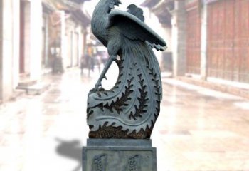 辽阳匠心之作——青石仿古凤凰雕塑