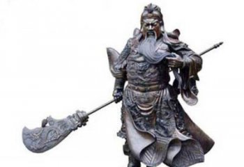 辽阳关羽青铜雕塑，传承历史的精神