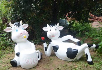 辽阳中领雕塑出品：生肖牛卡通雕塑