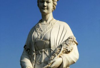 辽阳领雕塑：精致雕刻，体现经典美女雕像