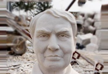 辽阳石雕爱迪生胸像雕塑