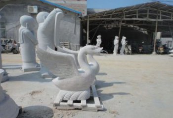 辽阳中领雕塑：独具特色的天鹅喷水雕塑