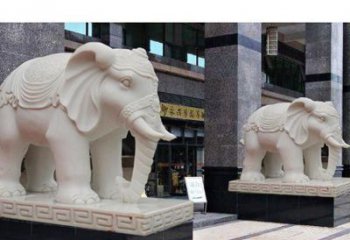 辽阳最佳选择——石雕酒店大象雕塑
