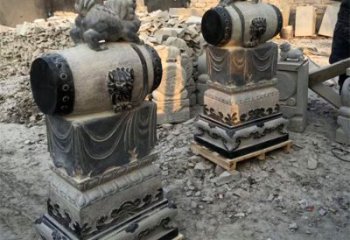 辽阳定制大象雕塑石雕门墩，传承中国古典文化