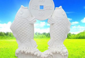 辽阳招财进宝——鲤鱼石雕