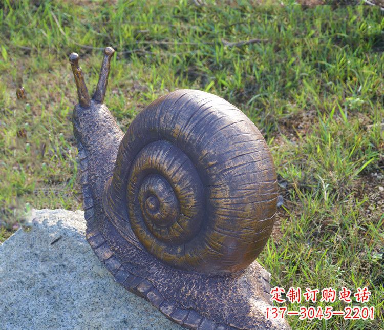 辽阳蜗牛铜雕