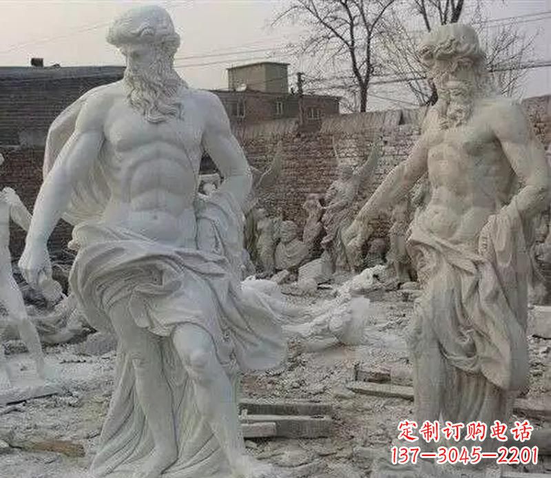 辽阳西方阿基米德人物石雕