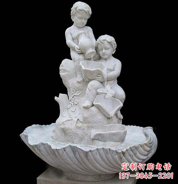 辽阳西方儿童喷泉石雕