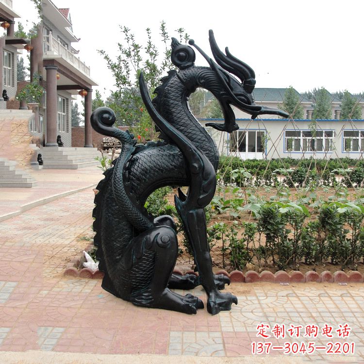 辽阳西方龙动物神兽雕塑