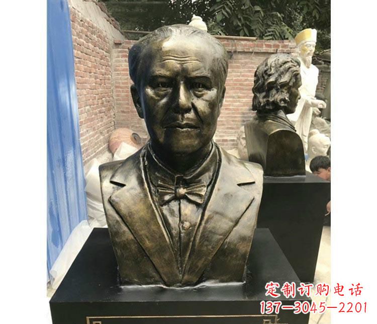 辽阳西方名人爱迪生胸像铜雕