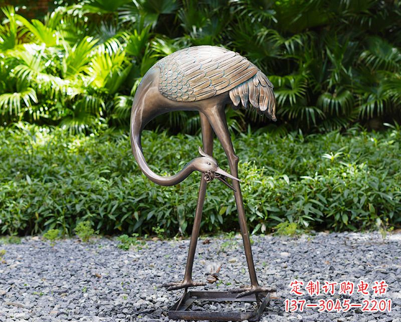 辽阳仙鹤雕塑喷泉