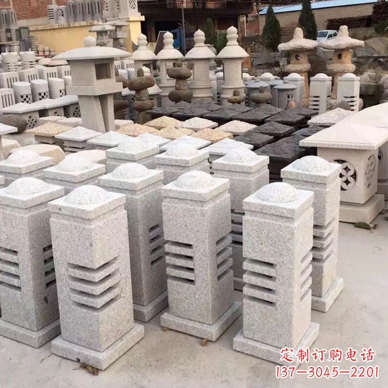 辽阳现代简约石雕灯笼