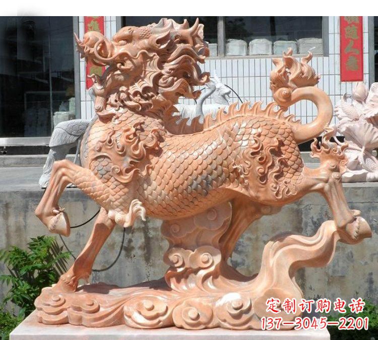 辽阳祥云麒麟石雕