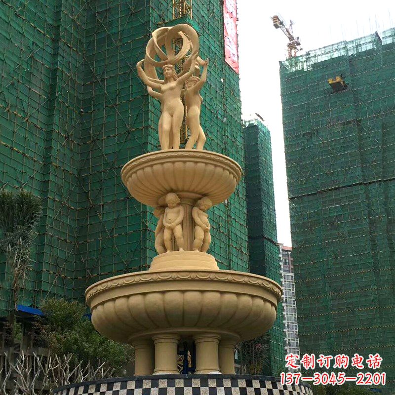 辽阳小区大型欧式人物景观喷泉