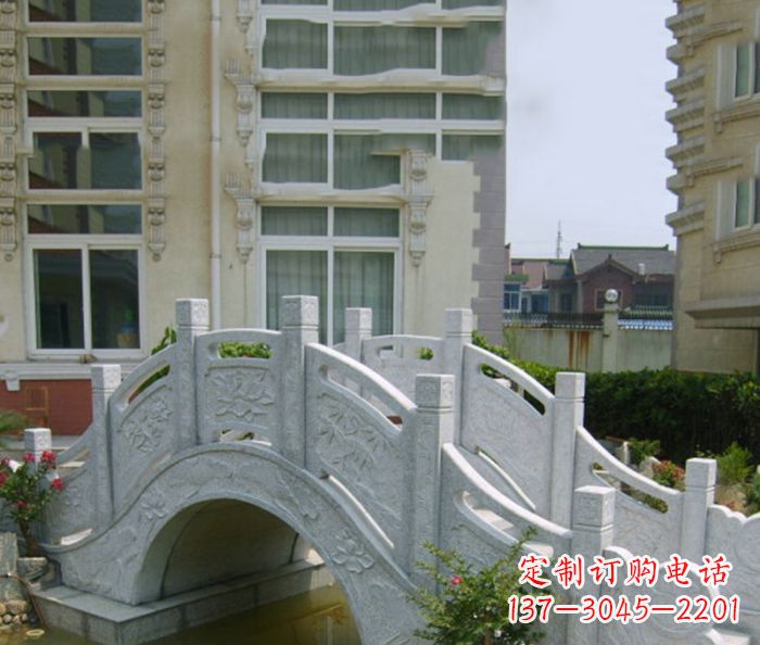 辽阳小区景观大理石拱桥 (2)