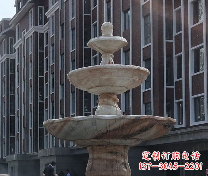 辽阳小区景观大型喷泉石雕 (6)