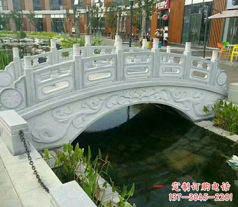 辽阳小区景观石桥栏杆