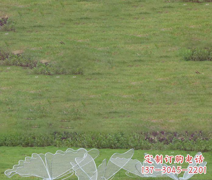 辽阳小区镂空蝴蝶不锈钢摆件雕塑