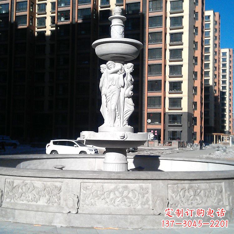辽阳小区欧式人物喷泉