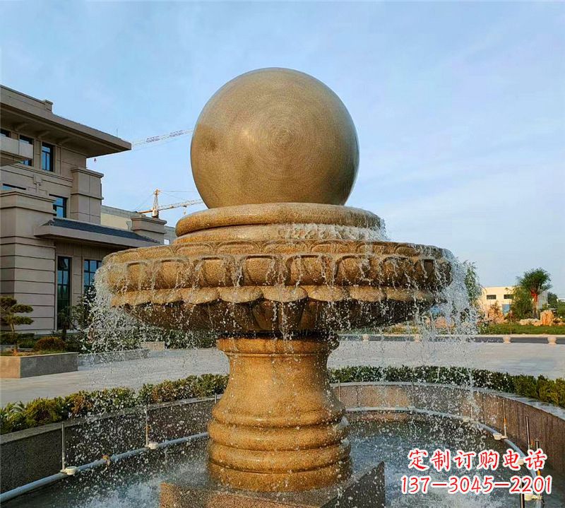 辽阳小区石喷泉雕塑