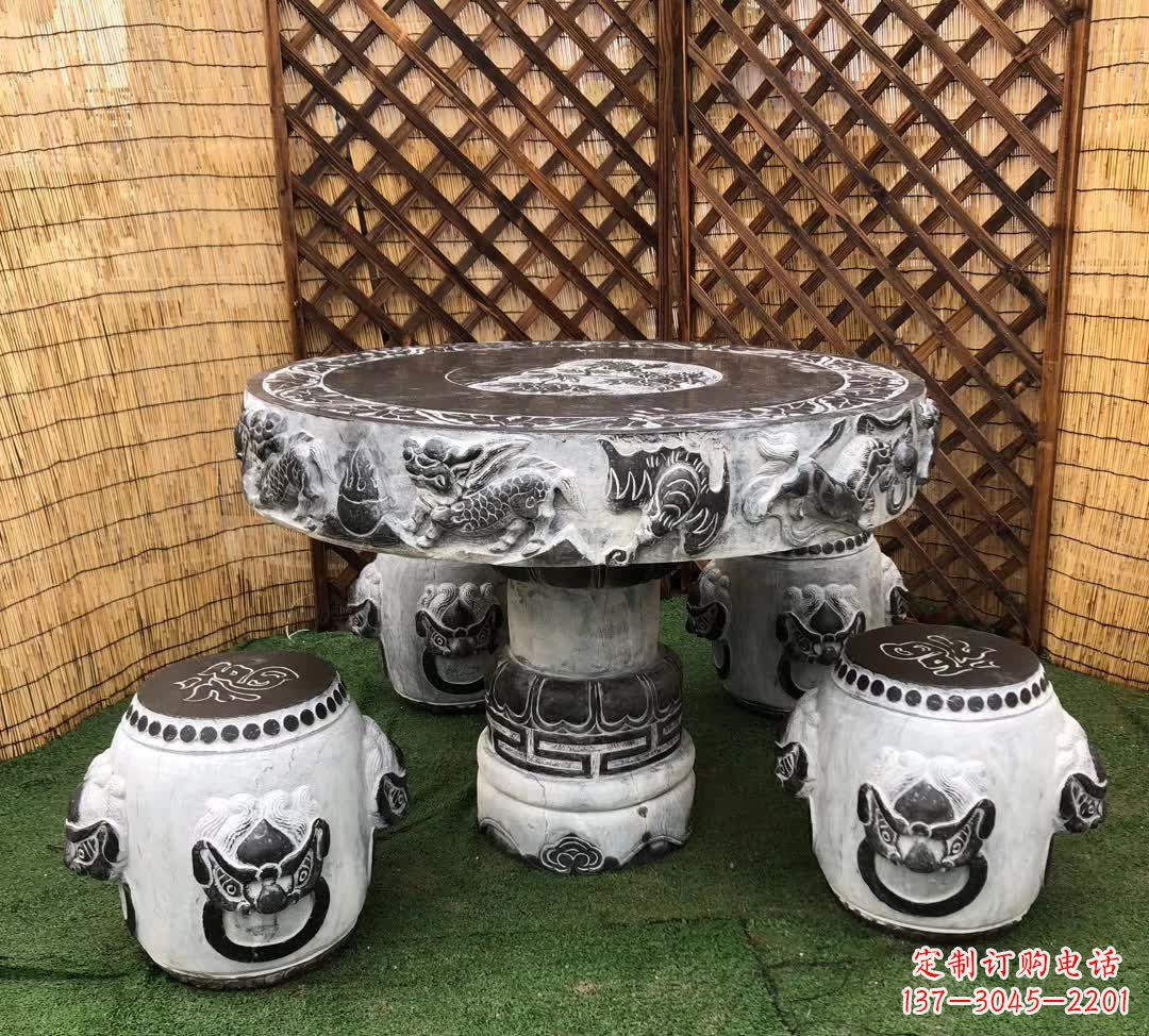 辽阳小区休闲创意石桌凳