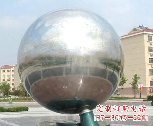 辽阳校园不锈钢抽象地球仪雕塑