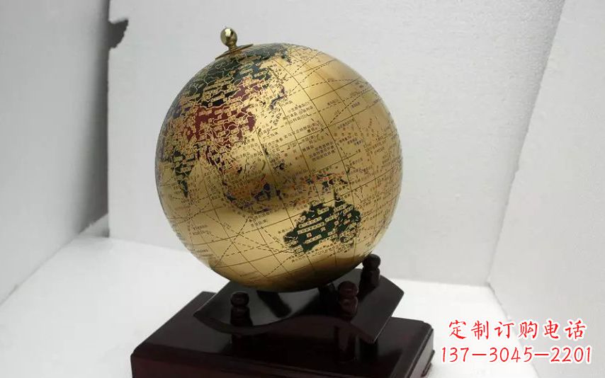 辽阳校园不锈钢地球仪雕塑 (3)