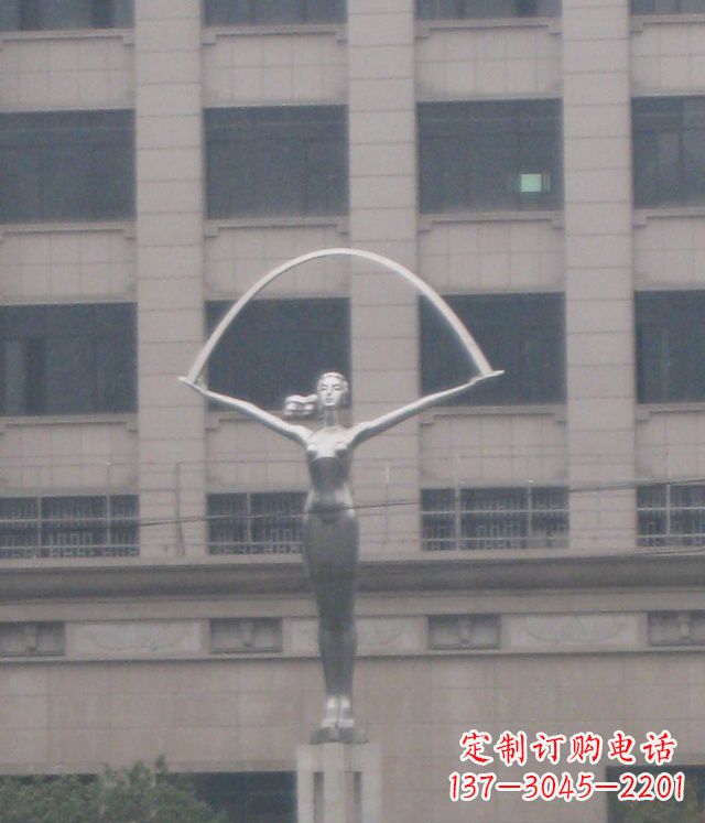 辽阳校园不锈钢女孩雕塑