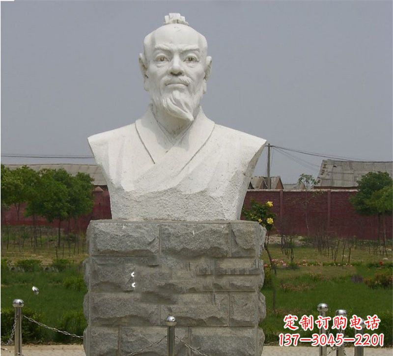 辽阳校园大理石张衡雕塑