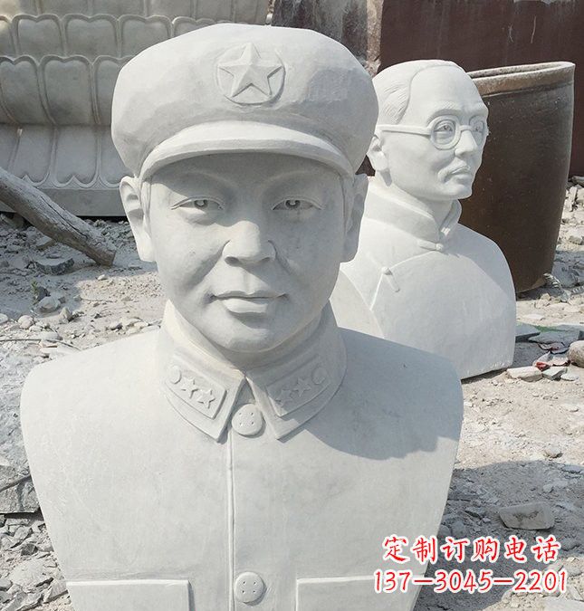 辽阳校园雷锋头像石雕