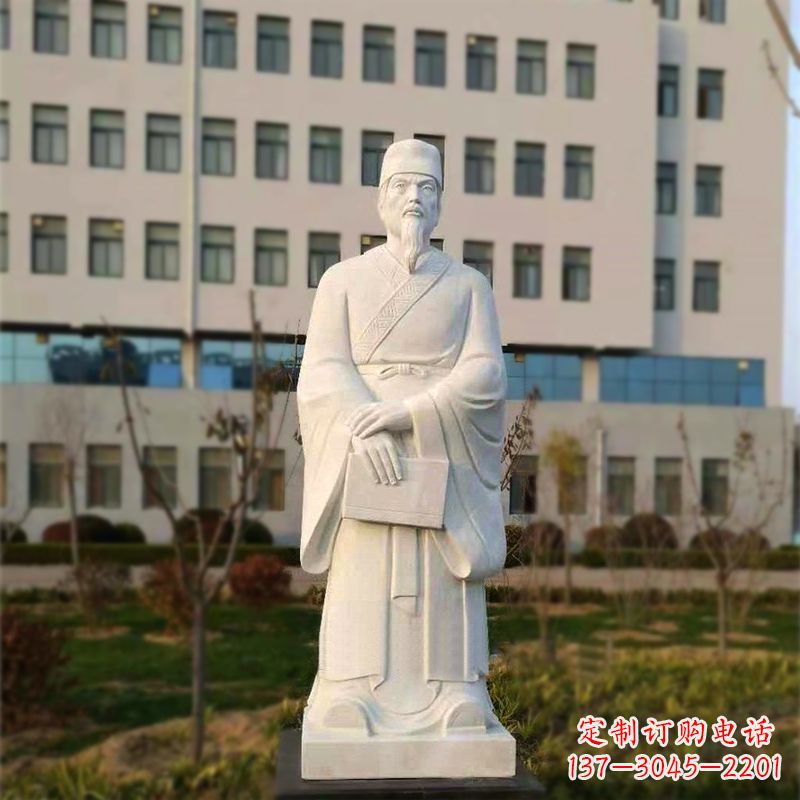 辽阳校园名人汉白玉雕塑医院医学院古代著名人物雕像