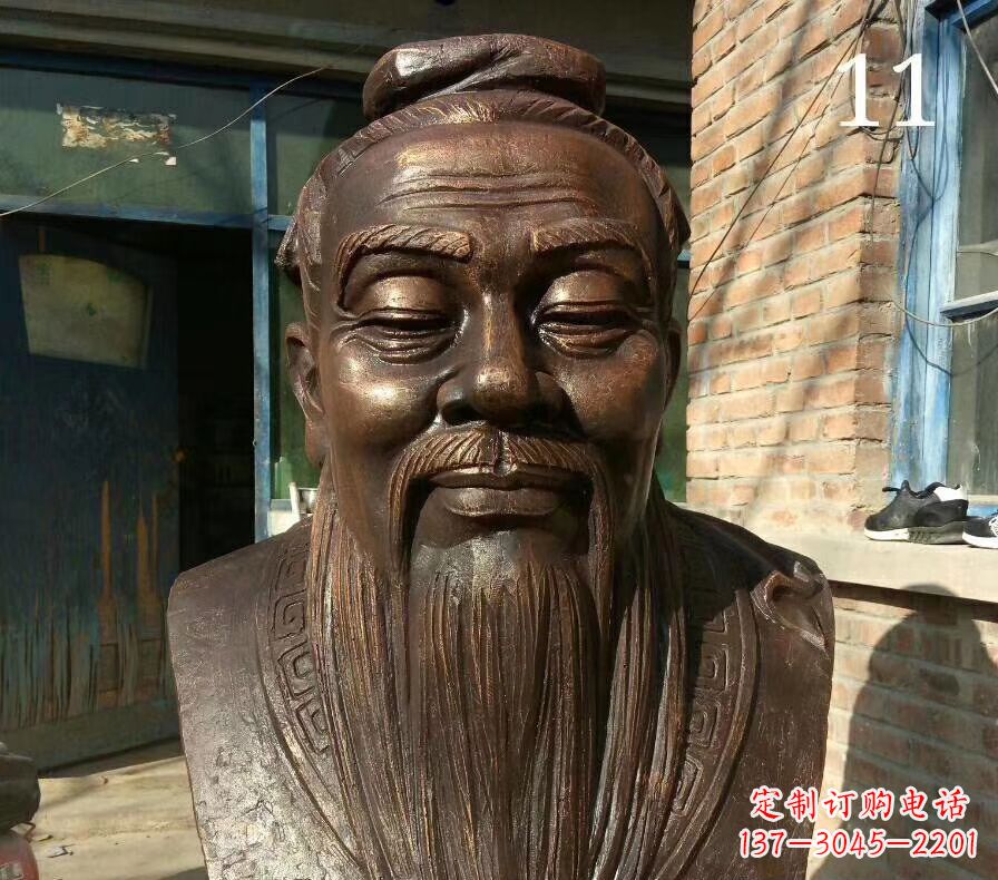 辽阳校园名人铜雕 人物雕塑