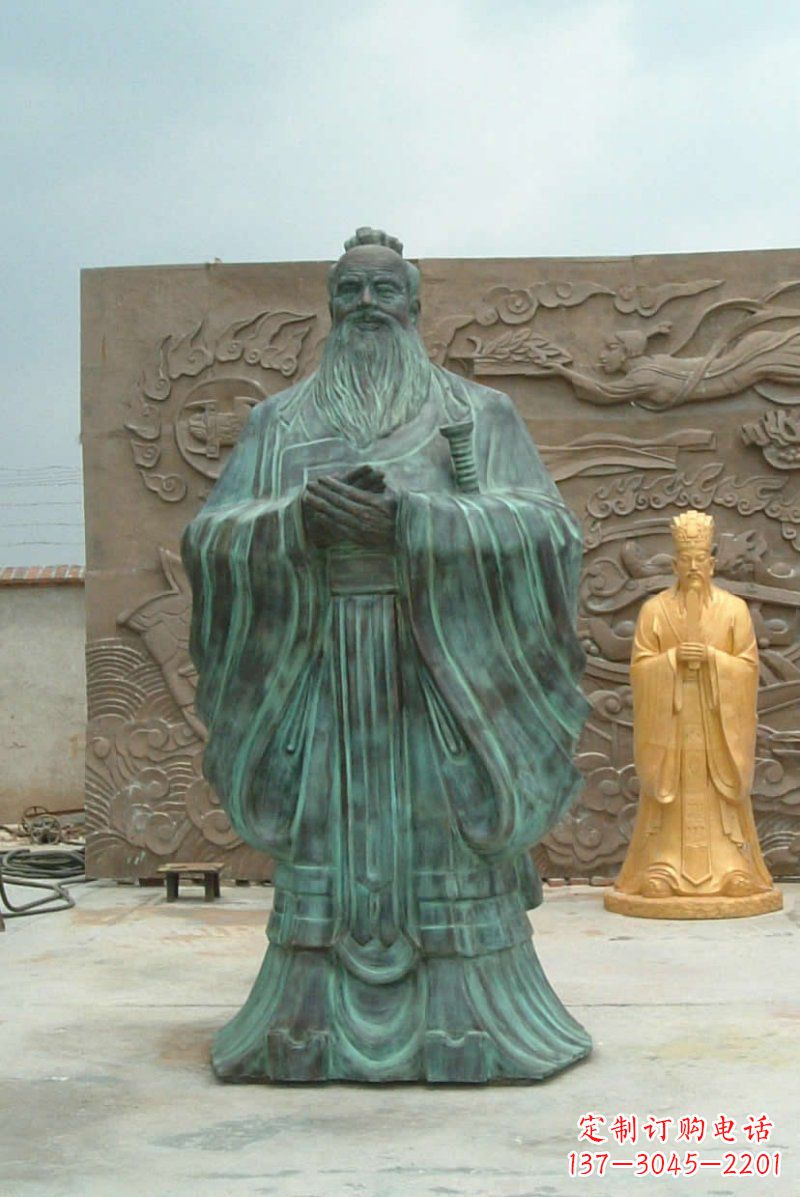 辽阳校园青铜仿古孔子