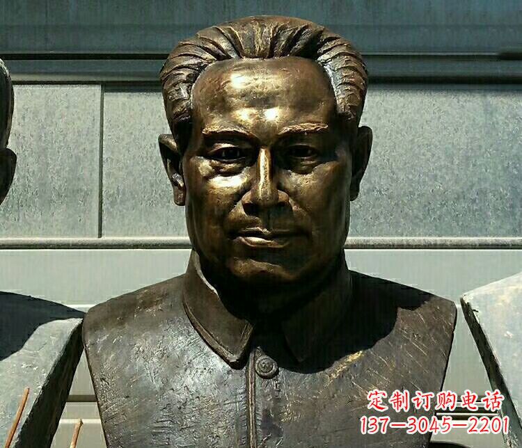 辽阳校园周恩来胸像铜雕