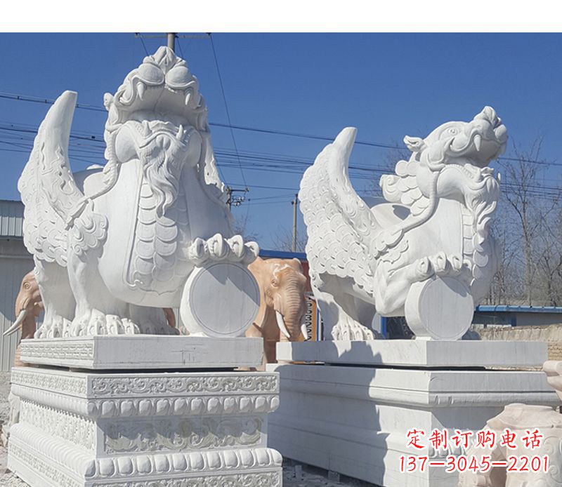 辽阳獬豸法院门口神兽石雕