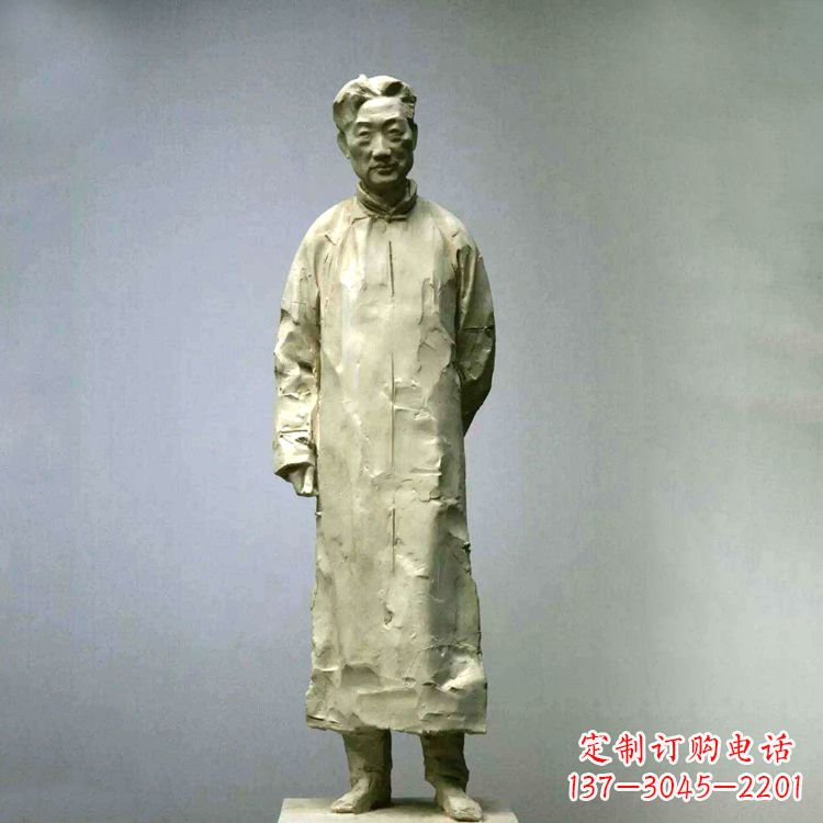辽阳徐悲鸿雕塑像石雕历史名人雕像