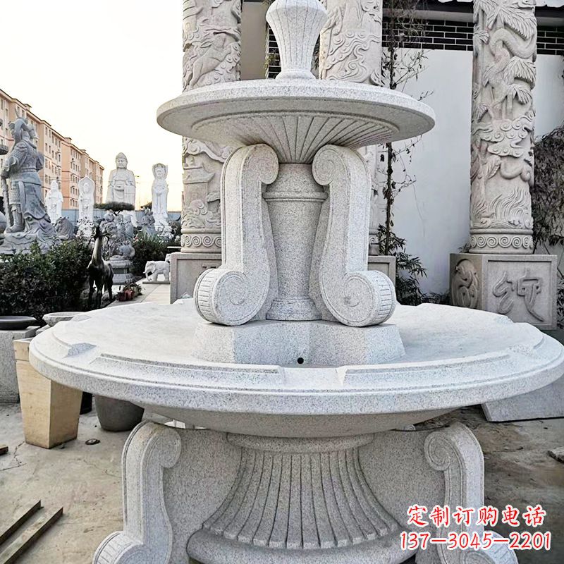 辽阳许愿池喷泉 石雕