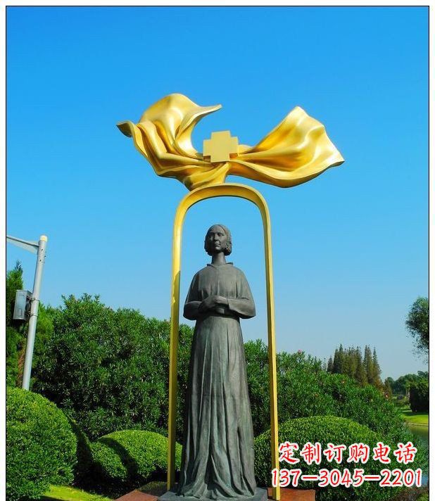 辽阳医院南丁格尔名人铜雕