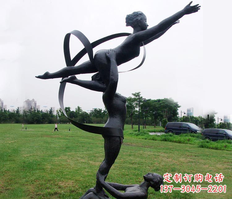 辽阳艺术体操运动员雕塑
