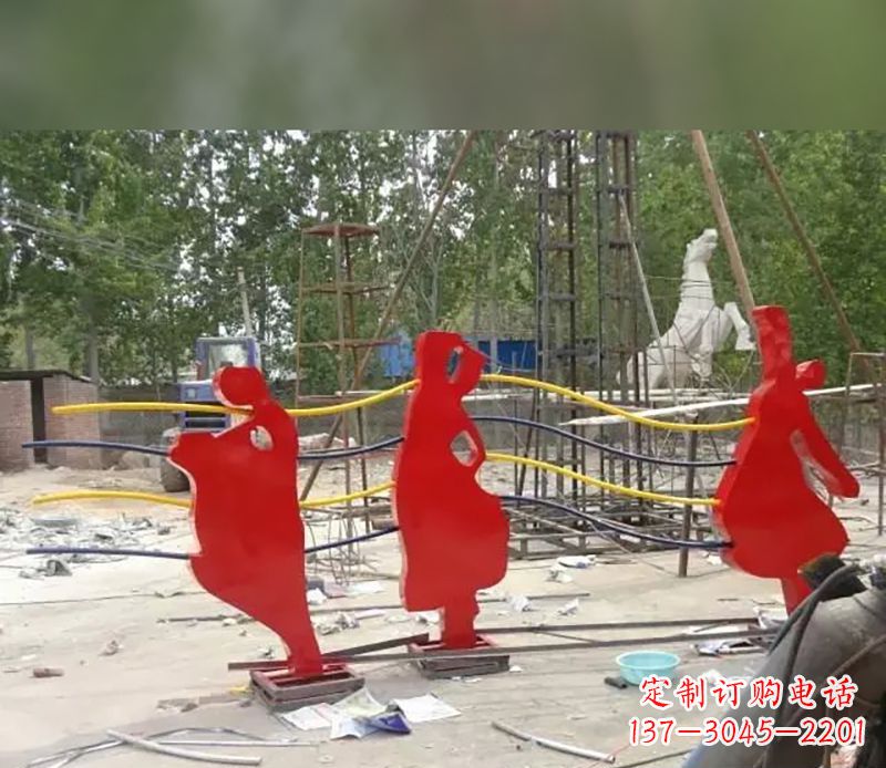 辽阳音符剪纸雕塑不锈钢