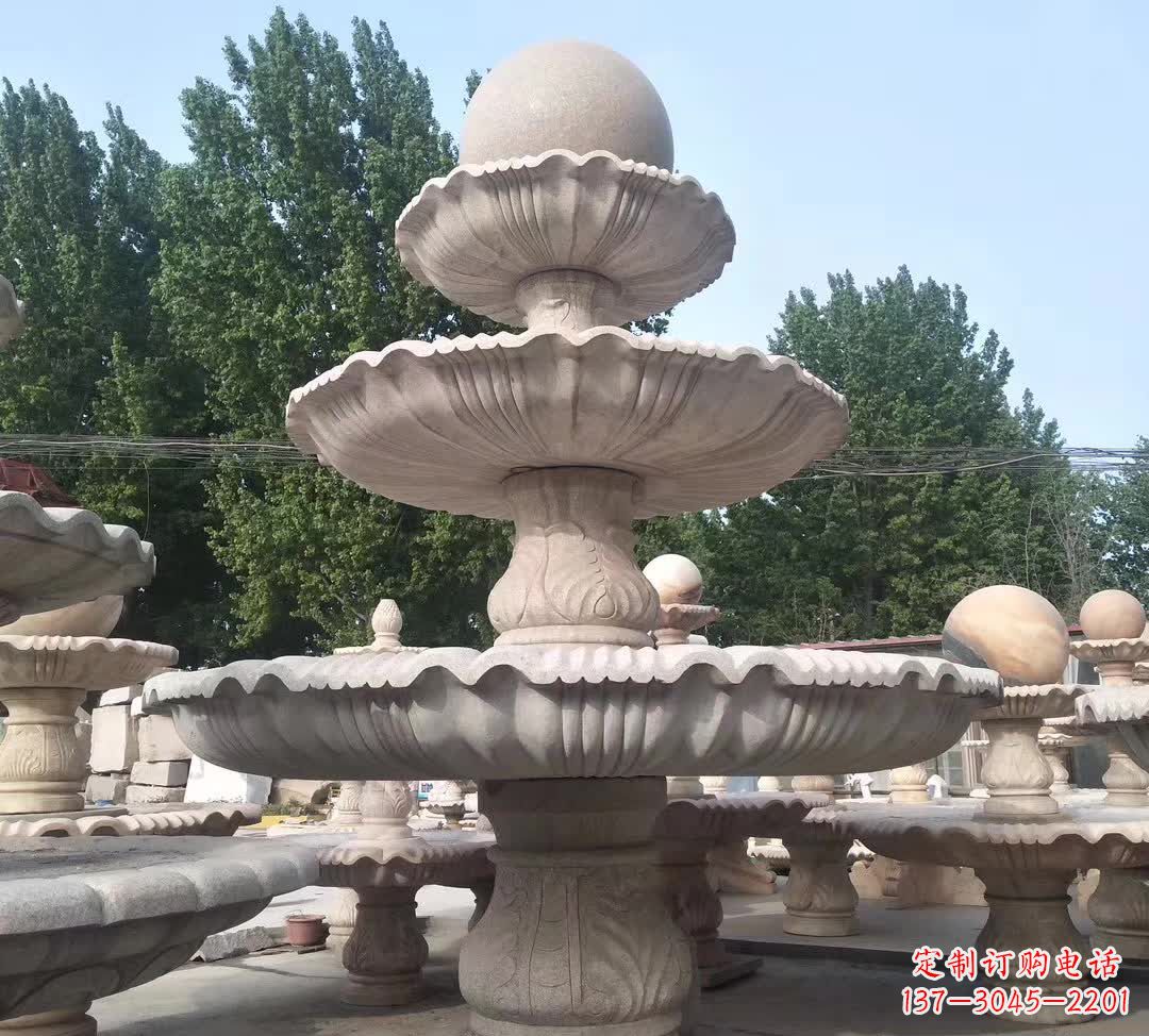 辽阳音乐风水球石雕