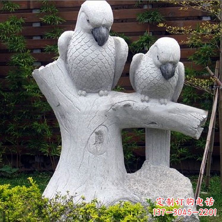 辽阳鹦鹉大理石雕塑
