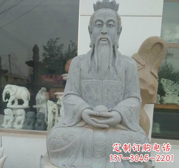 辽阳元始天尊神像石雕